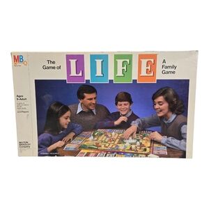 The Game of Life 1985 Milton Bradley Classic Board Game **COMPLETE**